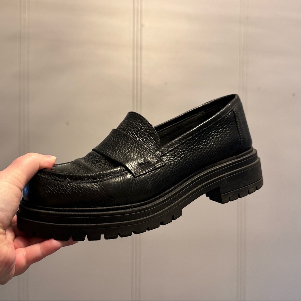 L’Intervalle Black Chunky Loafers